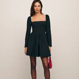 Reformation Parmida Black Dress sz 12